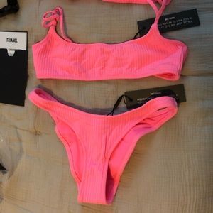 Triangl Pipa Bikini Set in Dandy Candy Pink